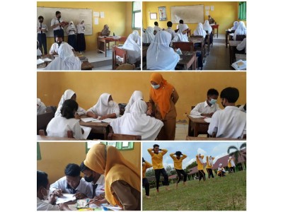 Kegiatan suvervisi kelas guru mata pelajaran SMPN 13 Tubaba 2021 pada bulan november 2021