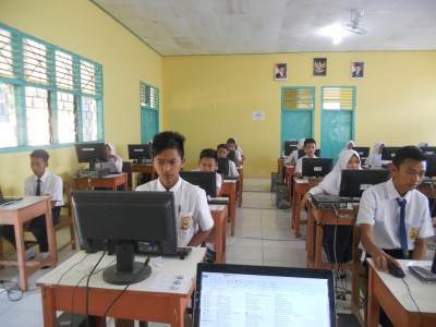 Suasana saat UNBK 2018