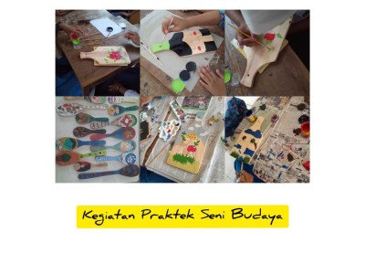 Kegiatan praktek Seni  budaya